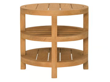 ARBOR - Round teak side table by JANUS et Cie - view 2